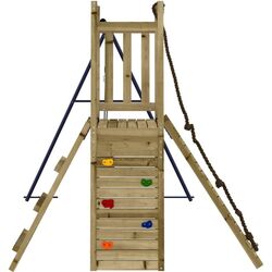 Complex de joacă VidaXL 3155879 (Wood/Blue) Thumb