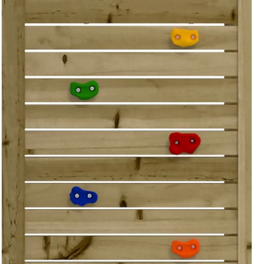 Complex de joacă VidaXL 3155879 (Wood/Blue) - 9
