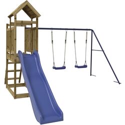 Игровой комплекс VidaXL 3155881 (Wood/Blue) Thumb