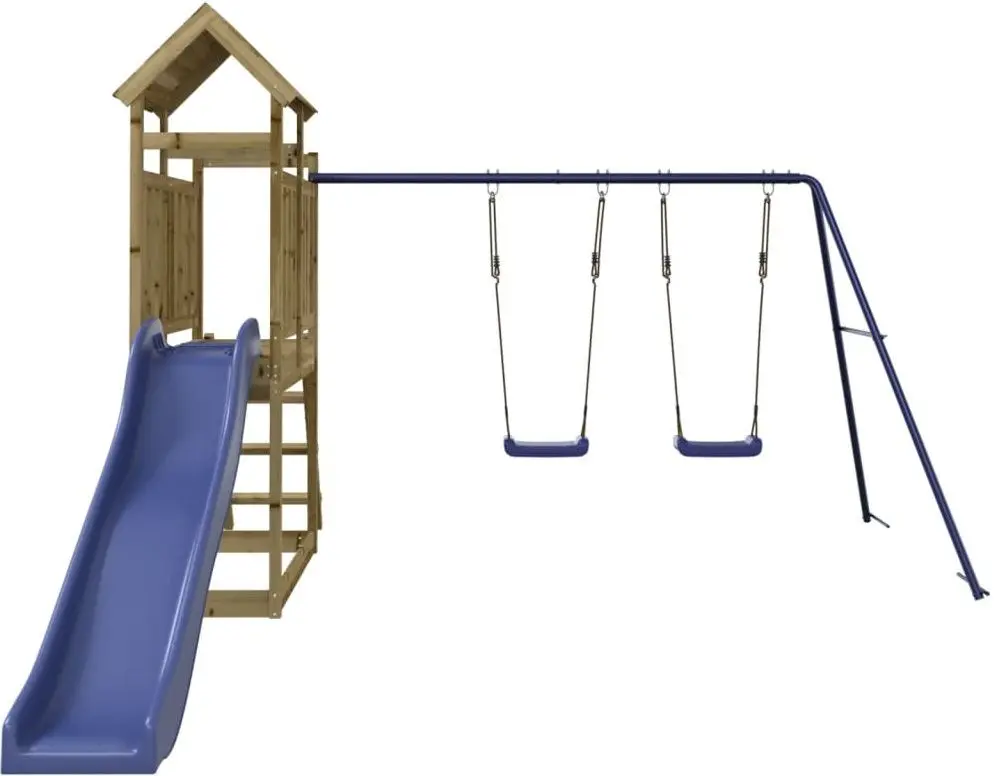 Игровой комплекс VidaXL 3155881 (Wood/Blue) - 9