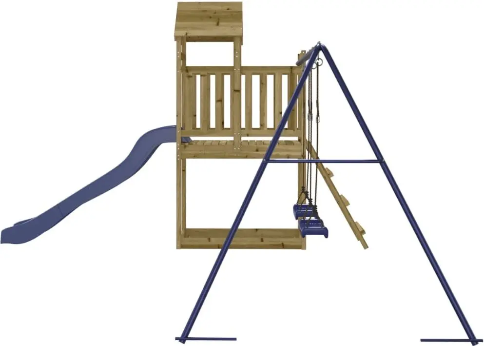 Игровой комплекс VidaXL 3155881 (Wood/Blue) - 7