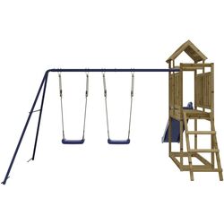 Игровой комплекс VidaXL 3155881 (Wood/Blue) Thumb