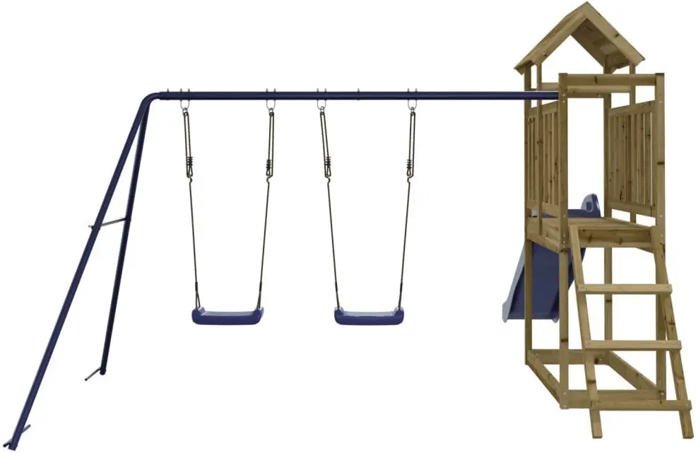 Игровой комплекс VidaXL 3155881 (Wood/Blue) - 6