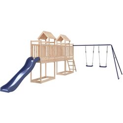 Complex de joacă VidaXL 3155882 (Wood/Blue)