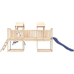 Complex de joacă VidaXL 3155882 (Wood/Blue) Thumb