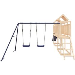 Complex de joacă VidaXL 3155882 (Wood/Blue) Thumb