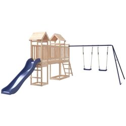 Complex de joaca VidaXL 3155885 (Blue/Natural)