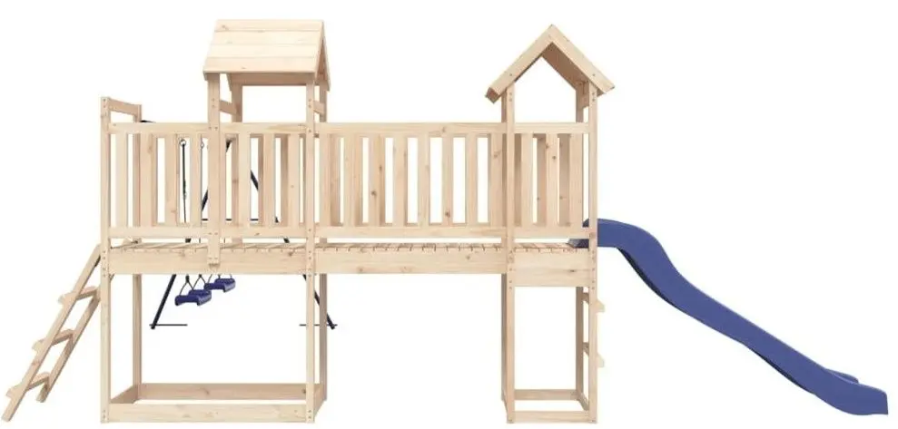 Complex de joaca VidaXL 3155885 (Blue/Natural) - 4