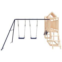 Complex de joaca VidaXL 3155885 (Blue/Natural) Thumb