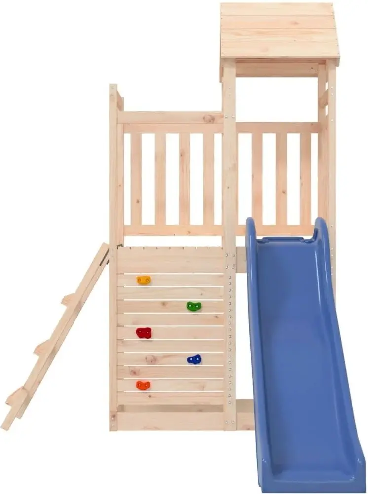 Complex de joacă VidaXL 3155888 (Wood/Blue)