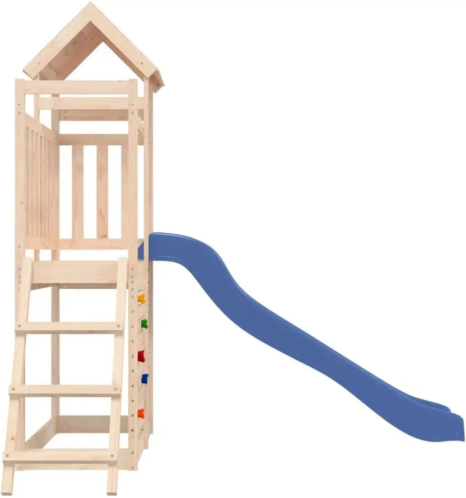 Complex de joacă VidaXL 3155888 (Wood/Blue)
