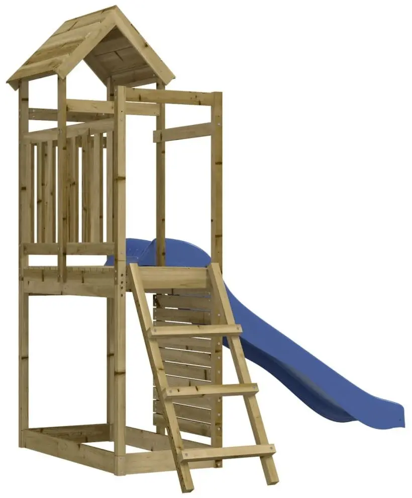 Complex de joaca VidaXL 3155890 (Blue/Natural)