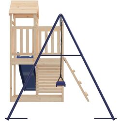 Complex de joacă VidaXL 3155891 (Wood/Blue) Thumb