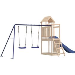 Complex de joacă VidaXL 3155894 (Wood/Blue) Thumb