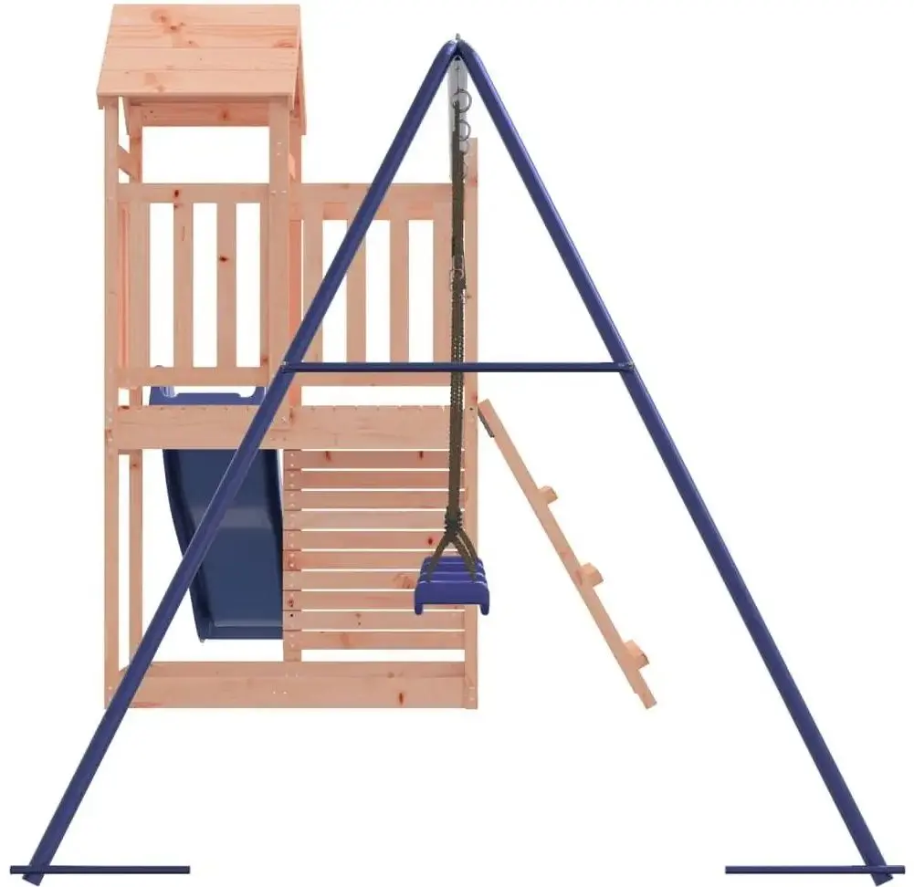 Complex de joaca VidaXL 3155895 (Blue/Natural)