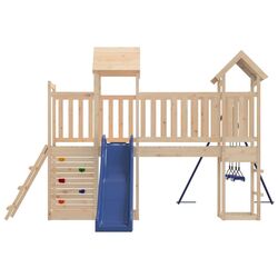 Complex de joaca VidaXL 3155897 (Natural/Blue) Thumb