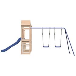 Complex de joaca VidaXL 3155897 (Natural/Blue) Thumb