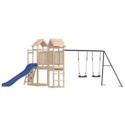 Complex de joaca VidaXL 3155897 (Natural/Blue)