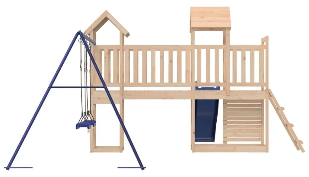 Complex de joaca VidaXL 3155897 (Natural/Blue) - 7