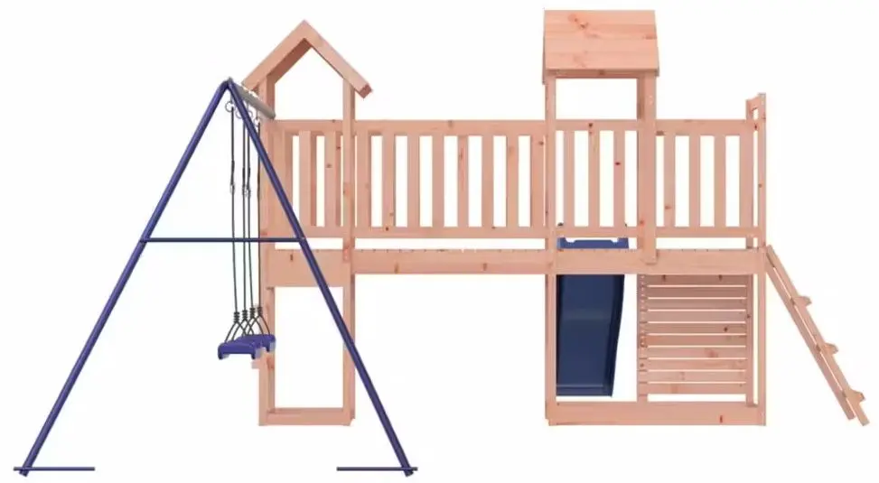 Complex de joaca VidaXL 3155898 (Blue/Natural) - 4