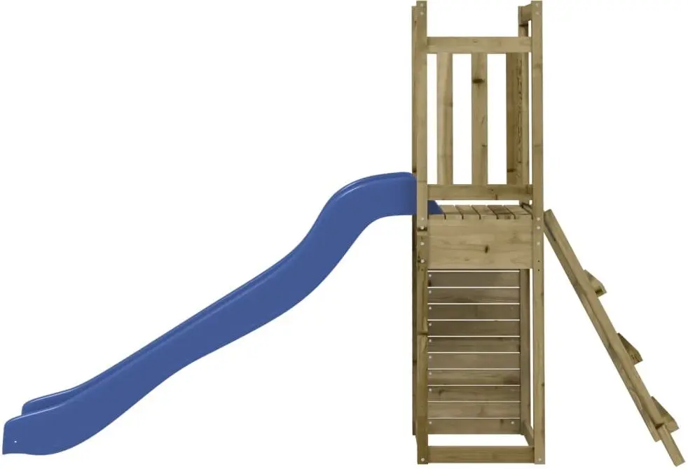 Complex de joacă VidaXL 3155914 (Wood/Blue) - 5