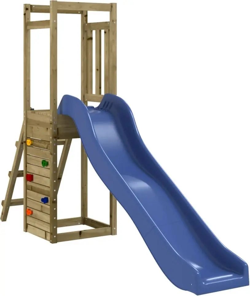 Complex de joacă VidaXL 3155914 (Wood/Blue)
