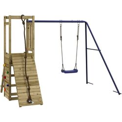 Complex de joacă VidaXL 3155920 (Wood/Blue)