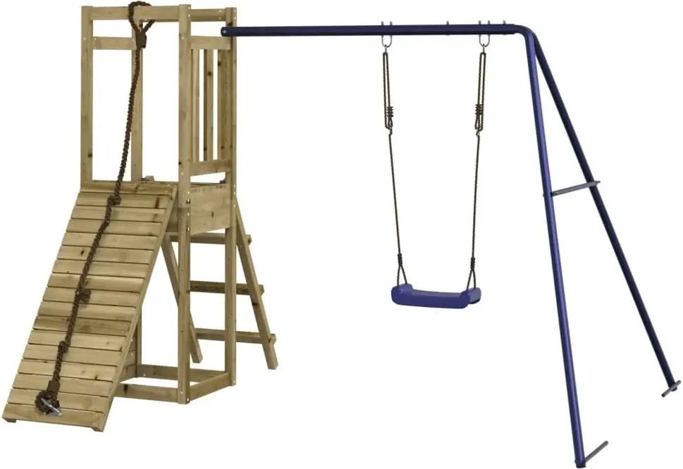 Игровой комплекс VidaXL 3155920 (Wood/Blue) - 4