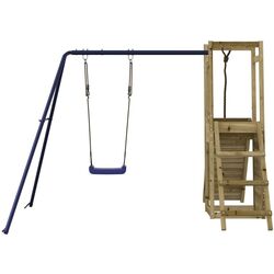 Игровой комплекс VidaXL 3155920 (Wood/Blue) Thumb
