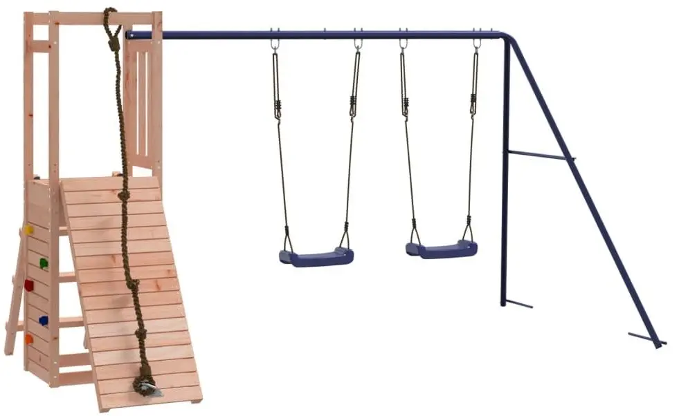 Complex de joaca VidaXL 3155922 (Blue/Natural)