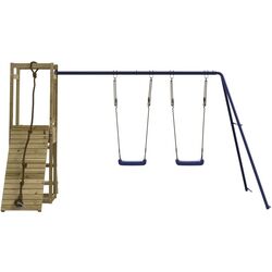 Игровой комплекс VidaXL 3155923 (Wood/Blue) Thumb