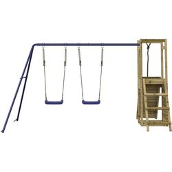 Игровой комплекс VidaXL 3155923 (Wood/Blue) Thumb
