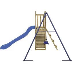 Complex de joacă VidaXL 3155926 (Wood/Blue) Thumb