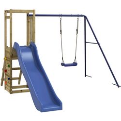 Complex de joacă VidaXL 3155926 (Wood/Blue)