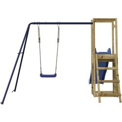 Complex de joacă VidaXL 3155926 (Wood/Blue) Thumb