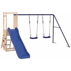 Complex de joaca VidaXL 3155927 (Blue/Natural)