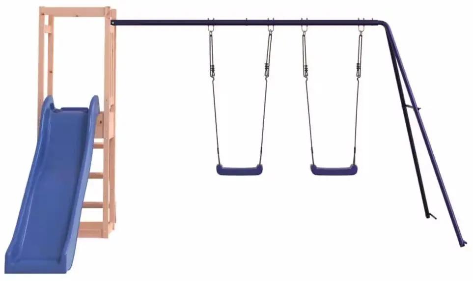 Complex de joaca VidaXL 3155928 (Blue/Natural) - 2