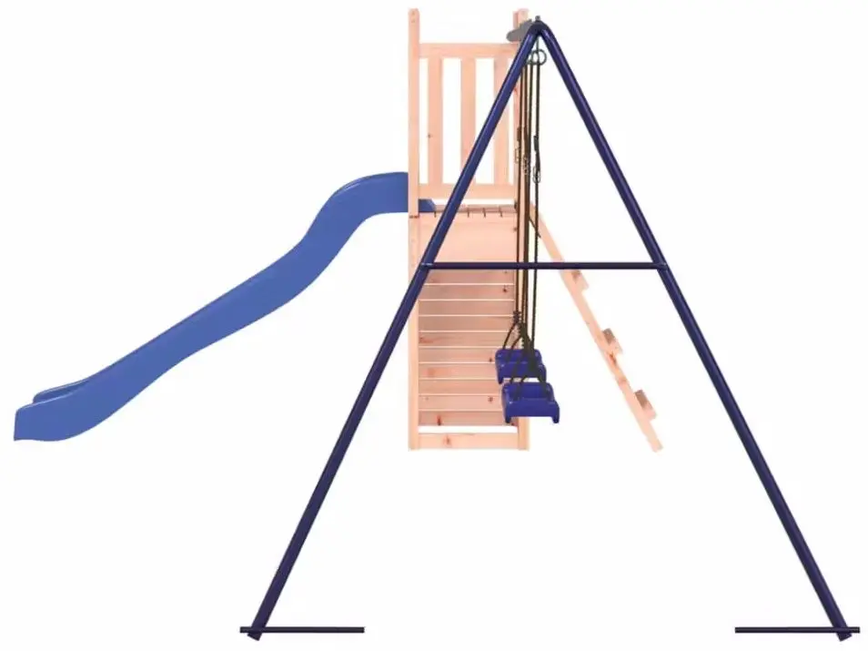 Complex de joaca VidaXL 3155928 (Blue/Natural) - 4