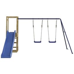 Игровой комплекс VidaXL 3155929 (Natural/Blue) Thumb
