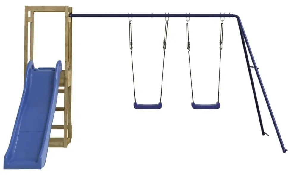Игровой комплекс VidaXL 3155929 (Natural/Blue) - 2