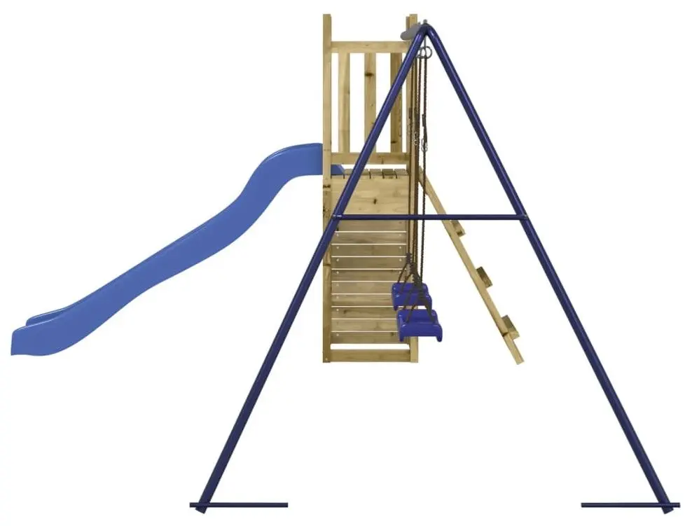 Игровой комплекс VidaXL 3155929 (Natural/Blue) - 4