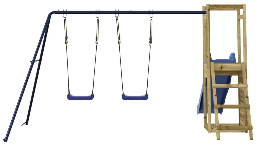 Игровой комплекс VidaXL 3155929 (Natural/Blue) - 5