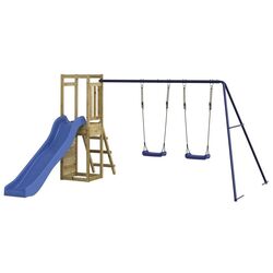 Игровой комплекс VidaXL 3155929 (Natural/Blue) Thumb