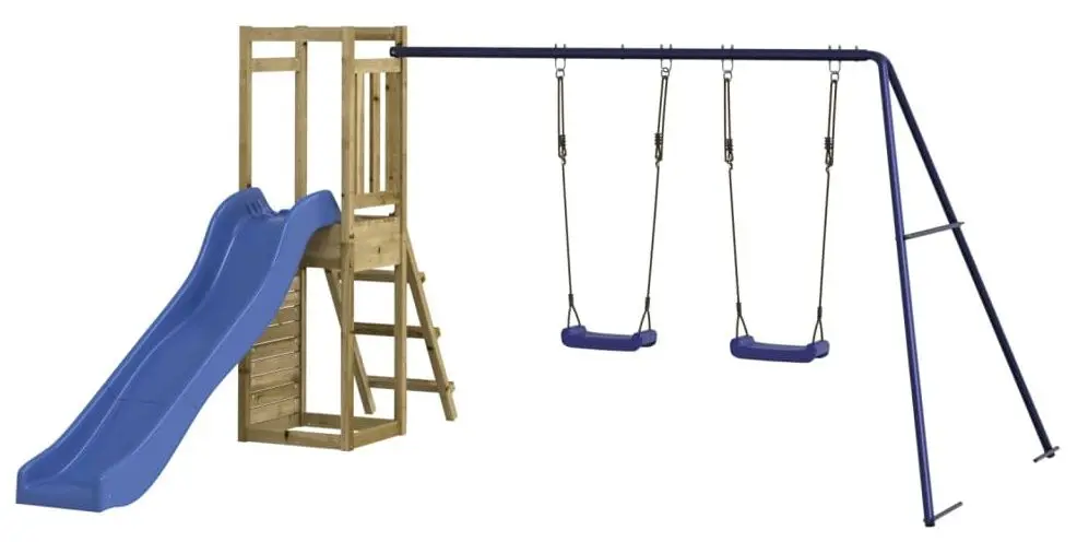 Игровой комплекс VidaXL 3155929 (Natural/Blue) - 6