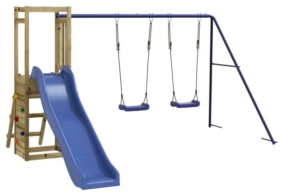 Игровой комплекс VidaXL 3155929 (Natural/Blue)