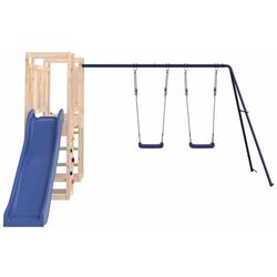 Complex de joaca VidaXL 3155930 (Blue/Natural) Thumb