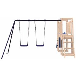 Complex de joaca VidaXL 3155930 (Blue/Natural) Thumb