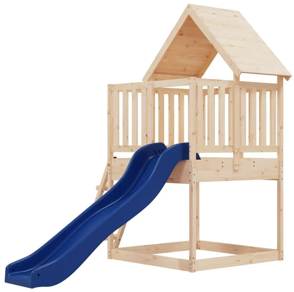 Complex de joaca VidaXL 3155933 (Blue/Natural)