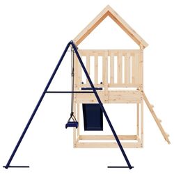 Complex de joaca VidaXL 3155936 (Blue/Natural) Thumb