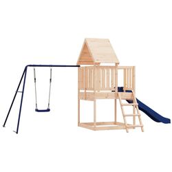 Complex de joaca VidaXL 3155936 (Blue/Natural)